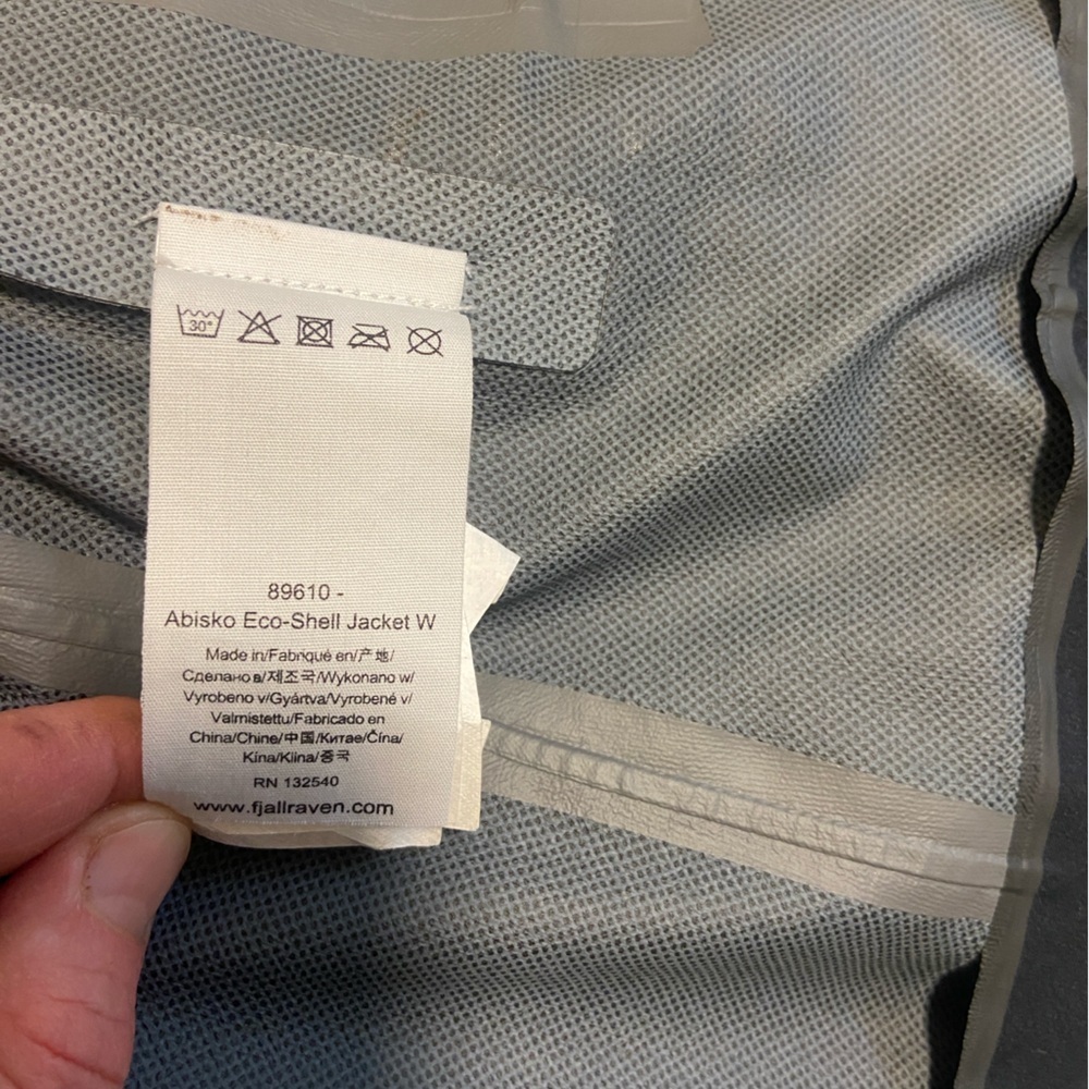 Fjallraven Abisko Eco Shell Jacket XS Waterproof Technical - Picture 3 of 5